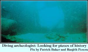 Diving archeologist: Looking for pieces of history