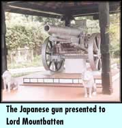 The Japanese gun presented to Lord Mountbatten